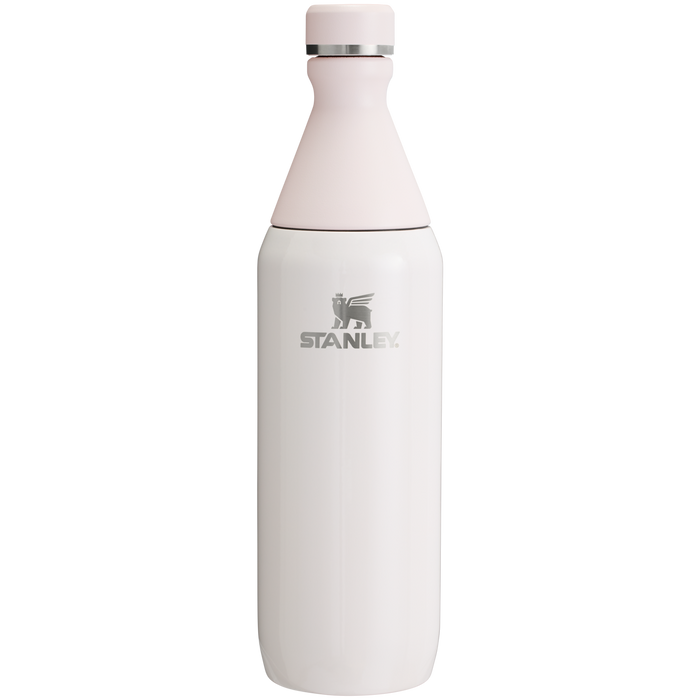 Stanley Leak Proof 20 OZ All Day Slim Bottle  with removable collar in Rose Quartz Gloss