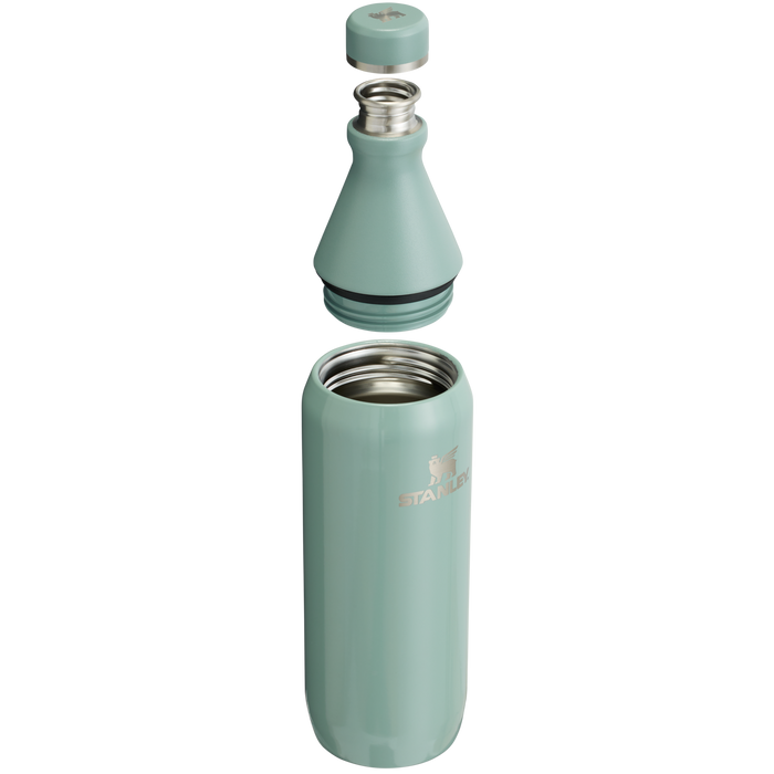Stanley Leak Proof 20 OZ All Day Slim Bottle  with removable collar in Shale Gloss