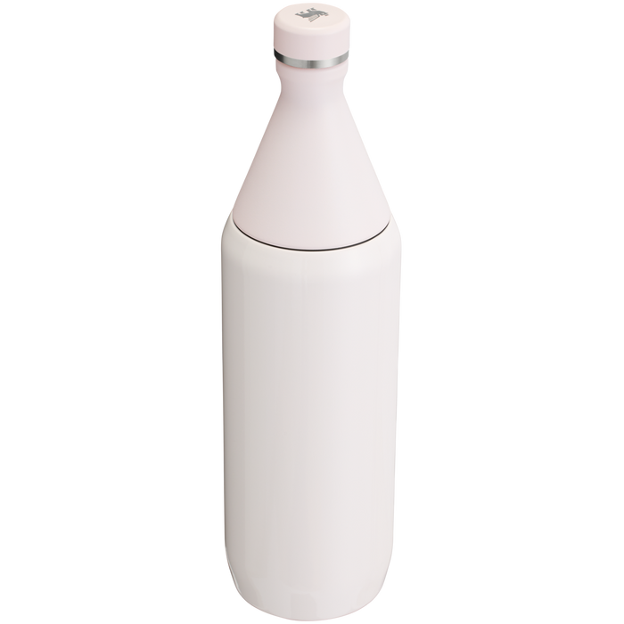 Stanley Leak Proof 34 OZ All Day Slim Bottle  with removable collar in Rose Quartz Gloss