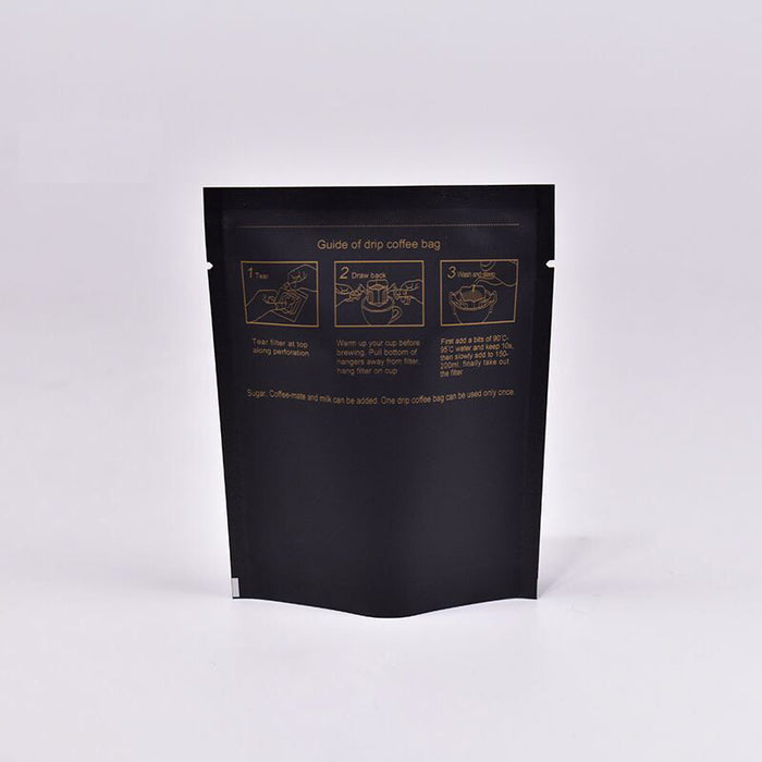 Aluminum Laminated Drip Coffee Plastic Bags 100pcs in a Pack