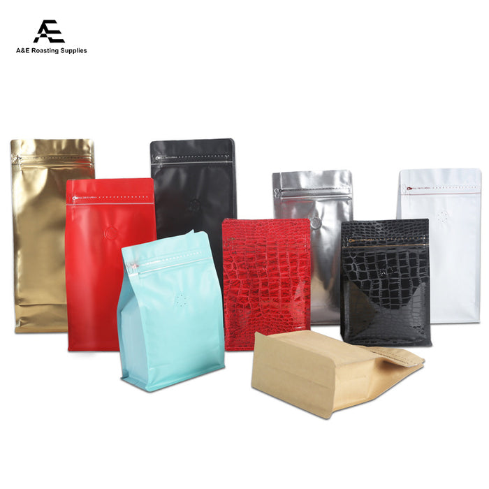 Aluminum Laminated Flat-bottom Plastic Bags 100pcs in a Pack