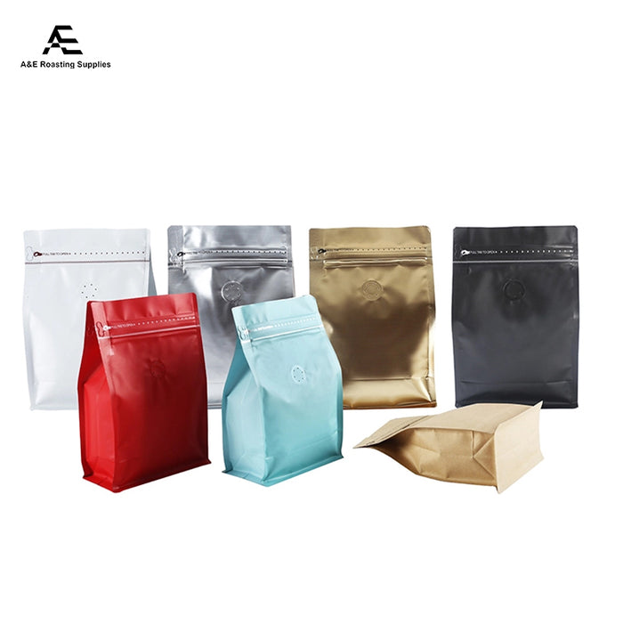 Aluminum Laminated Flat-bottom Plastic Bags 100pcs in a Pack