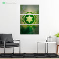 Anahata 4th Chakra by McAshe 3-Piece Canvas