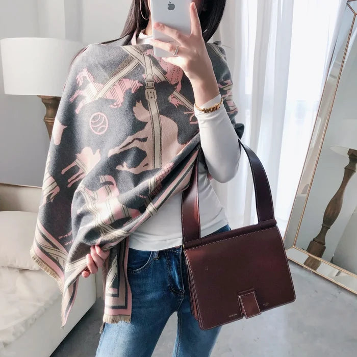 Apolline Pashmina Scarf Gray