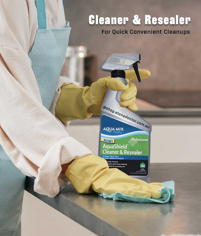 Aqua Mix AquaShield™ Cleaner & Resealer - 710ml - Stone Doctor Australia - Natural Stone > Speciality Chemicals > Cleaning