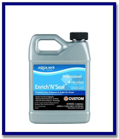 Aqua Mix Enrich N Seal Colour Enhancing Sealer - Stone Doctor Australia - Natural & Engineered Stone Penetrating Sealer - Water Base - Hardware Sealants