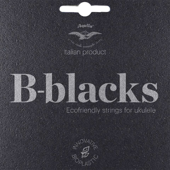 Aquila B-Black Ukulele Strings for Tenor - Low G - AQ-BB-TLG