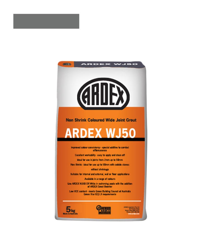 Ardex WJ50 Cementitious Coloured Wide Grout Joint - Stone Doctor Australia - Porcelain & Ceramic Tiles > Tile Grout > Special For Wide Joints