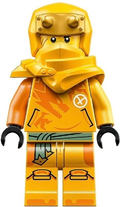 Arin - Shirt with Orange Dragon, Hood with Horns