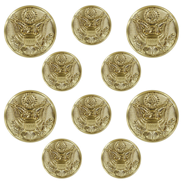 Army Button Set: Eagle 4x36 ligne and 6x25 ligne