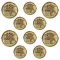 Army Button Set: Engineer 4x36 ligne and 6x25 ligne