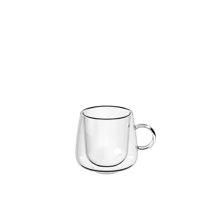 Artesano Hot & Cold Esspresso Glass with Handle 60 ml, Set Of 2