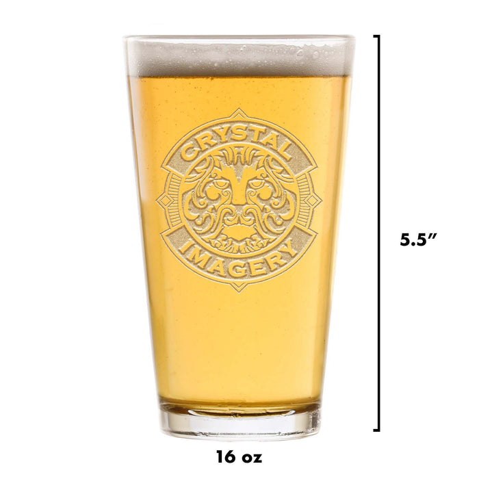 "At Least My Cat Loves Me" Pint Glass