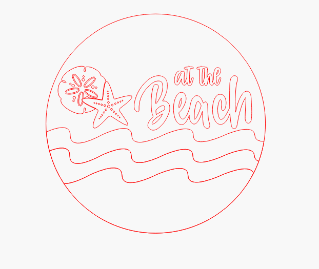 At the beach