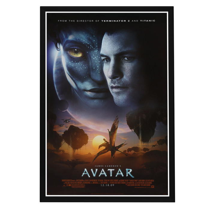 "Avatar" (2009) Framed Movie Poster