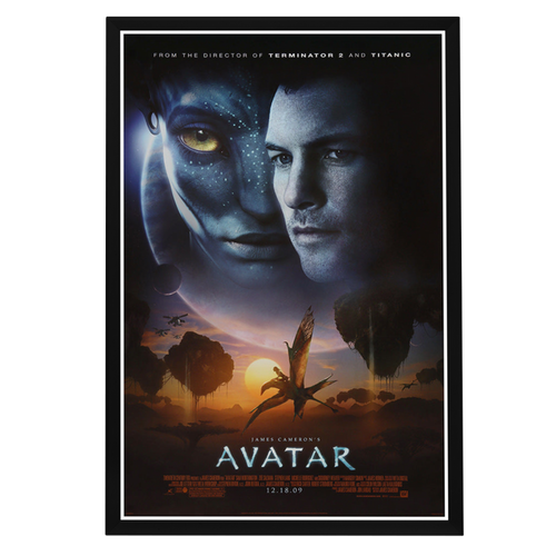 "Avatar" (2009) Framed Movie Poster