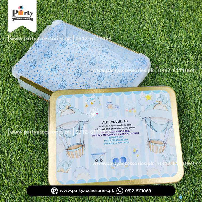 It's a Boy Tin Methai Boxes