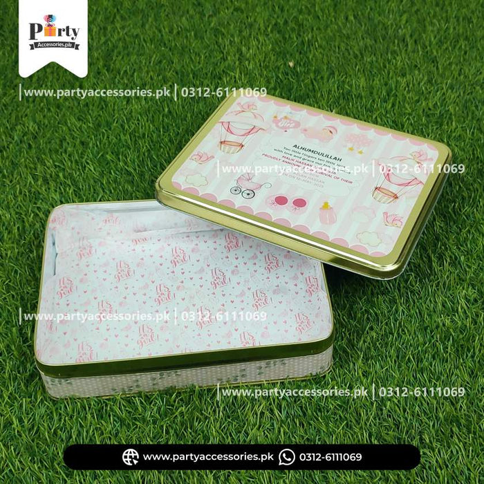 It's a Girl Methai Boxes with Butter Paper