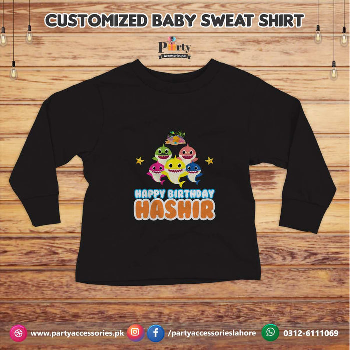 baby shark theme t shirt