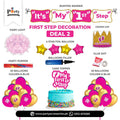 baby first step deal 2 in pink color for girl