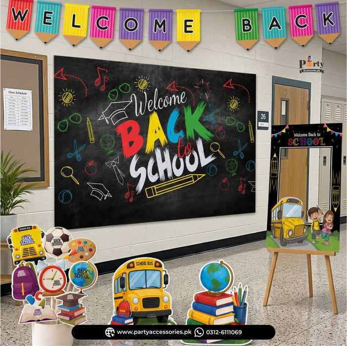 Back to School Party Decoration Setup
