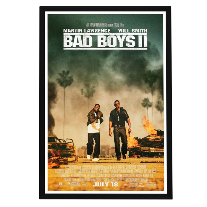 "Bad Boys II" (2003) Framed Movie Poster