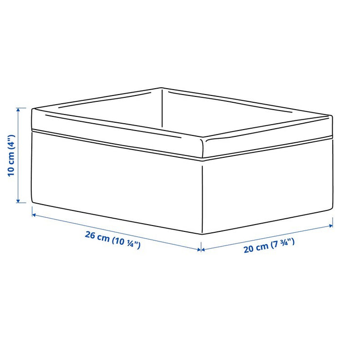 BAXNA Organiser, Grey/white, 20x26x10cm
