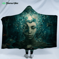 Beautiful and Broken by Cameron Gray Hooded Blanket