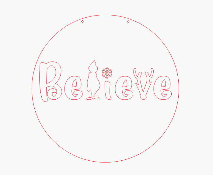 Believe Green Man