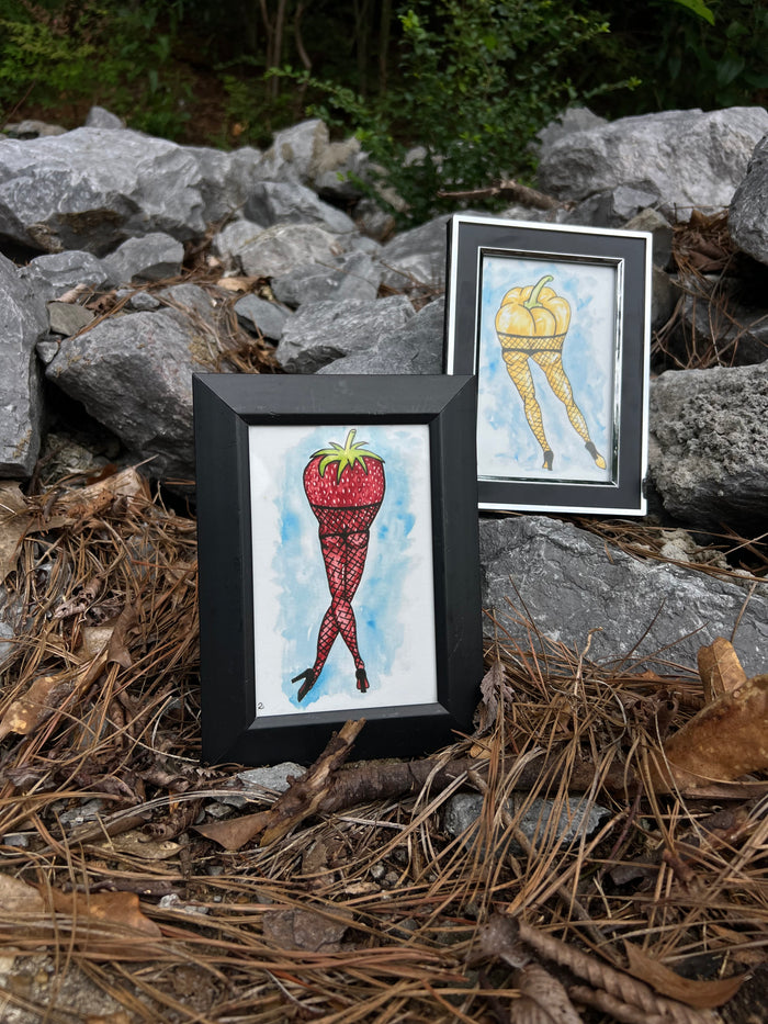 Bell Pepper Burlesque - Burlesque Fruits Giclee