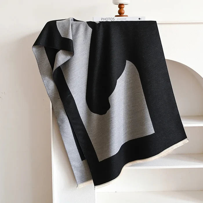 Bellagio Pashmina Scarf Gray