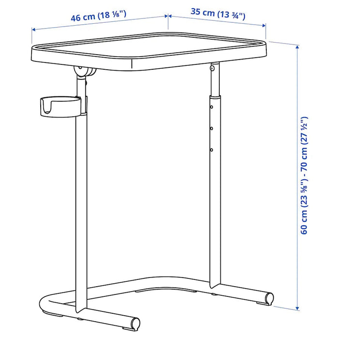 BJORKASEN Laptop stand, Beige