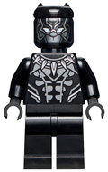 Black Panther - Dark Silver Armor, White Eyes