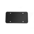 Black Silicone License Plate Frame