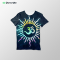 Blue Sun Om Rays by McAshe Tshirt