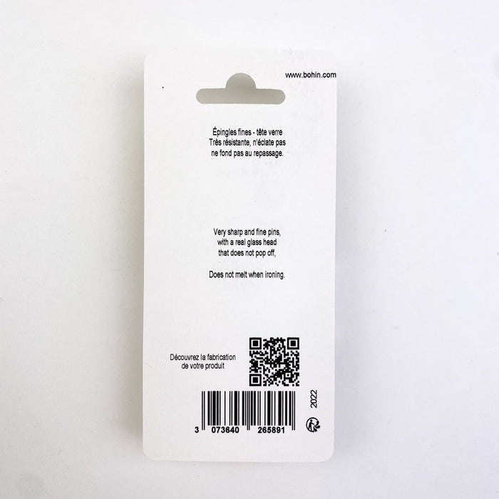 Bohin - Glass Head Pins 150pk