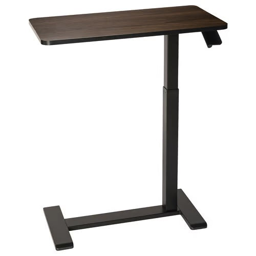 BOLLSIDAN Laptop stand, Walnut effect/black, 68x36cm