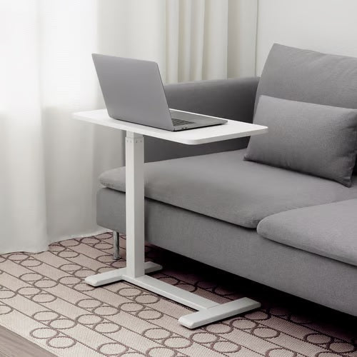BOLLSIDAN Laptop stand, White, 68x36cm