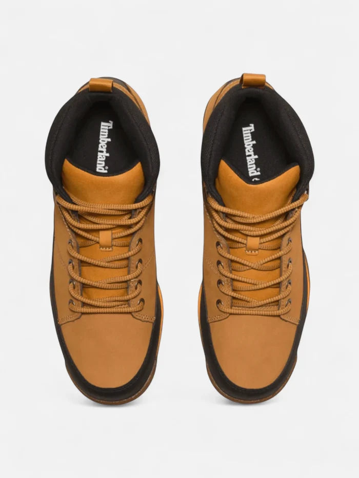 Botas Timberland Euro Rock Mid Lace Beige Negro