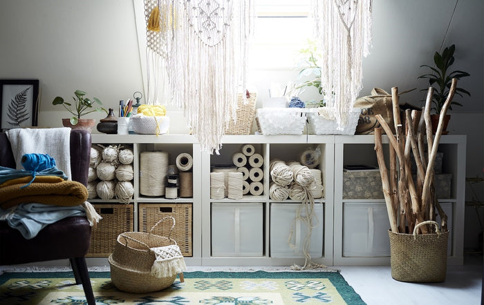 BRANAS basket, Rattan