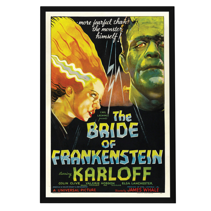 "Bride Of Frankenstein" (1935) Framed Movie Poster