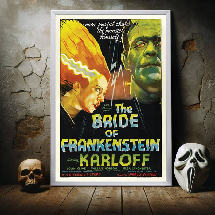 "Bride Of Frankenstein" (1935) Framed Movie Poster