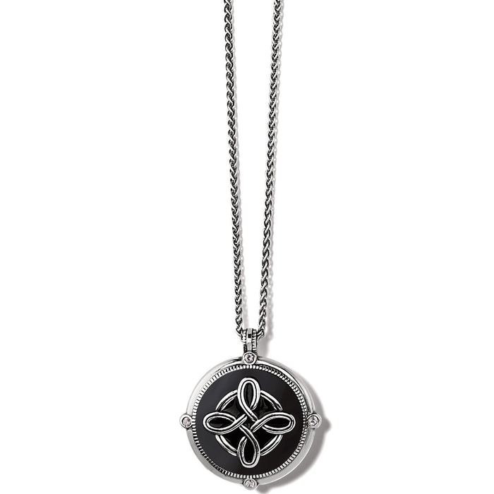 Brighton Interlok Noir Heirloom Reversible Necklace