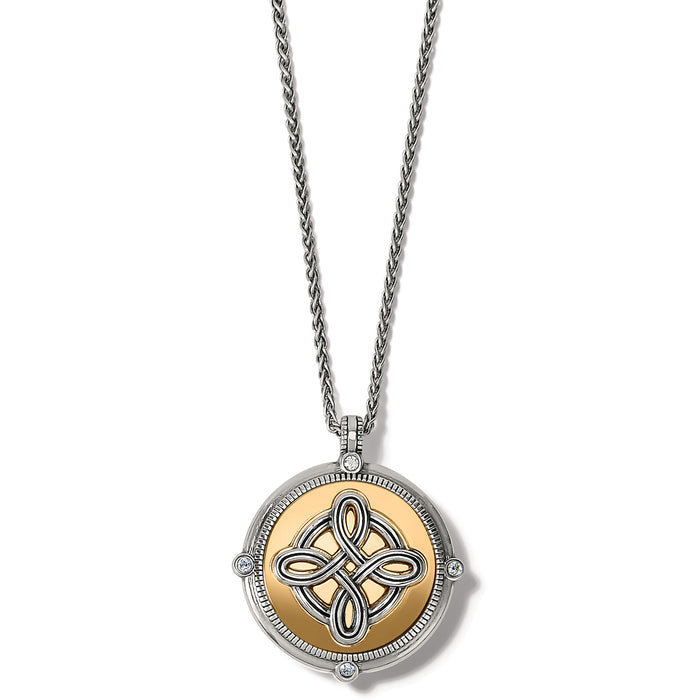 Brighton Interlok Noir Heirloom Reversible Necklace