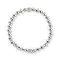 Brighton Meridian Petite Silver Stretch Bracelet
