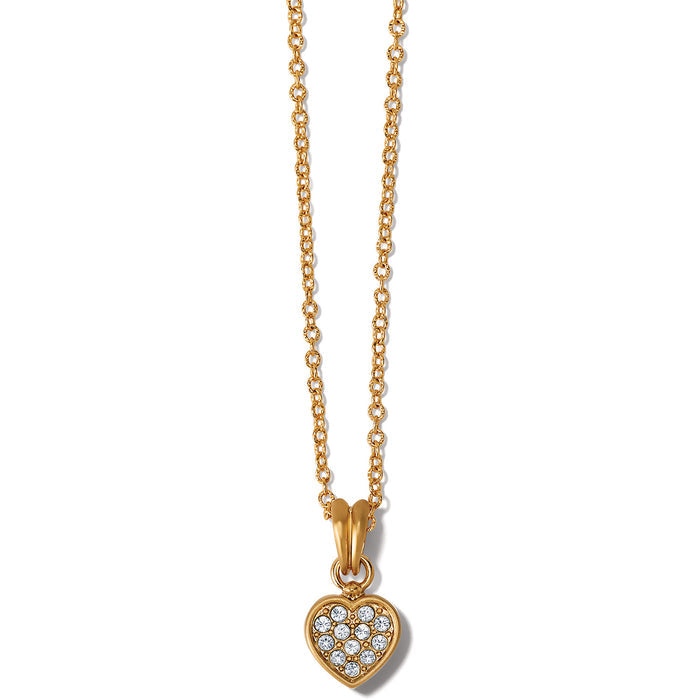 Brighton Meridian Zenith Heart Necklace In Gold