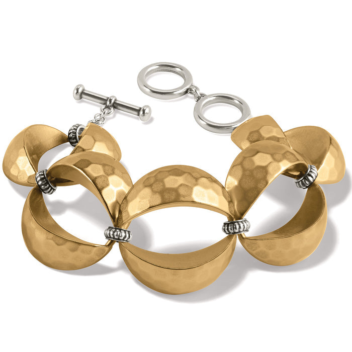 Brighton Mystic Moon Link Bracelet In Gold