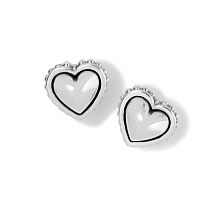 Brighton Pretty Tough Petite Heart Post Earrings