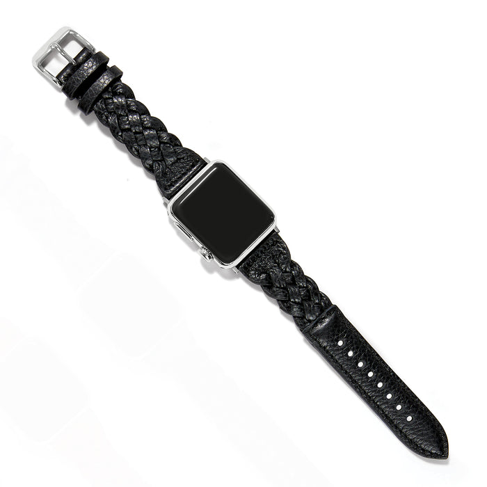 Brighton Sutton Braided Leather Watch Band