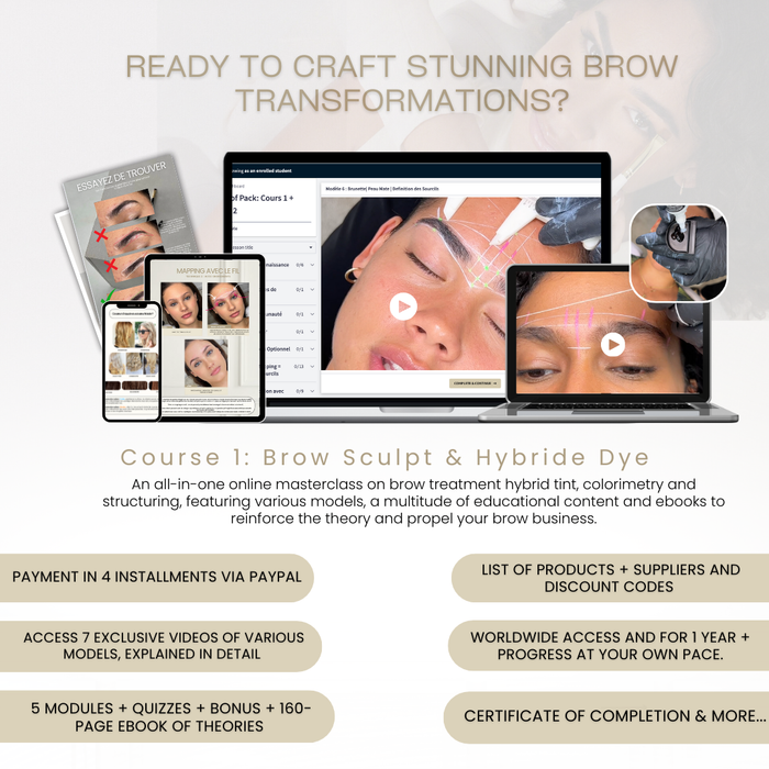 Brow Renaissance Academy - Brow Sculpt & Hybrid Dye Online Course
